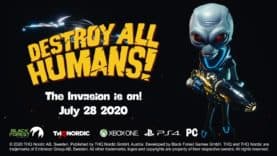The DESTROY ALL HUMANS! inavsion date is set for July 28th, 2020