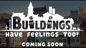 Play as the Halfway House Hotel in city-management/puzzle game, Buildings Have Feelings Too